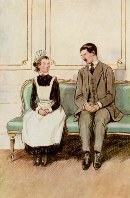 Illustration för J M Barrie The Admirable Crichton av Hugh Thomson