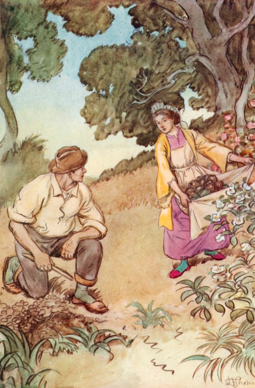 Illustration för J M Barrie The Admirable Crichton av Hugh Thomson