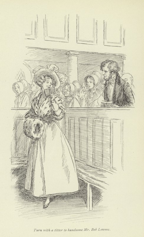Illustration för Janets Repentance av George Eliot av Hugh Thomson