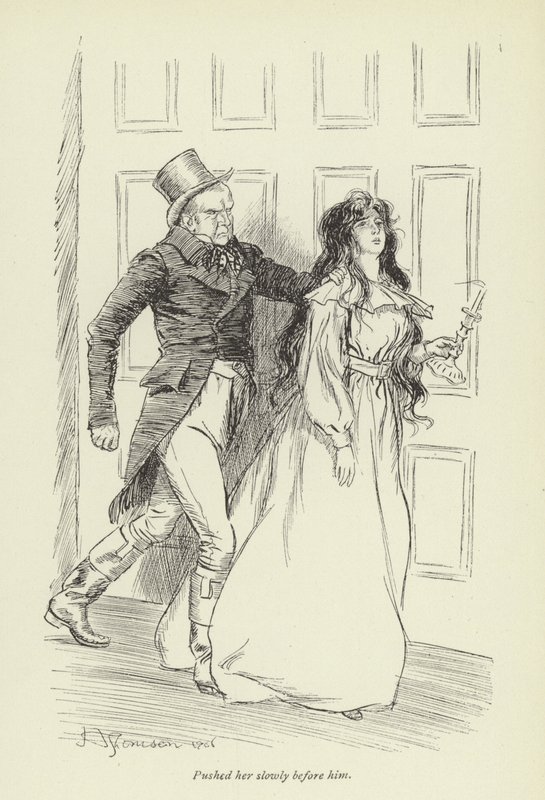 Illustration för Janets Repentance av George Eliot av Hugh Thomson