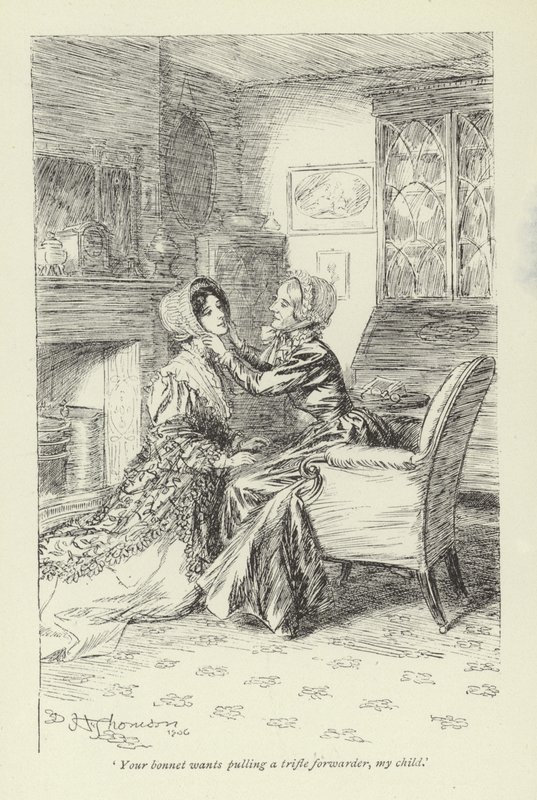 Illustration för Janets Repentance av George Eliot av Hugh Thomson