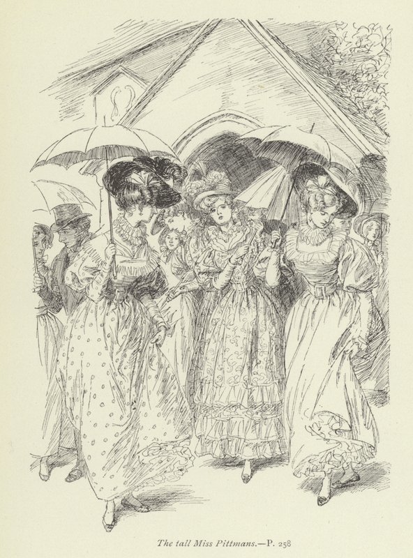Illustration för Janets Repentance av George Eliot av Hugh Thomson
