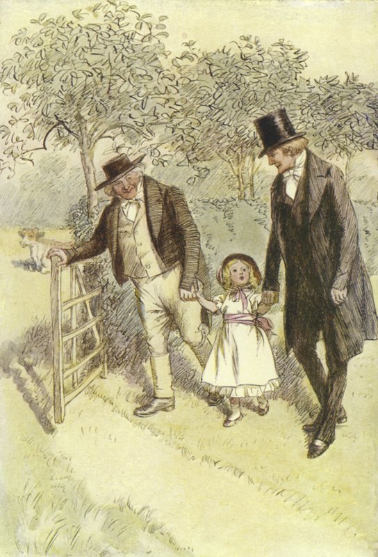 Illustration för Janets Repentance av George Eliot av Hugh Thomson