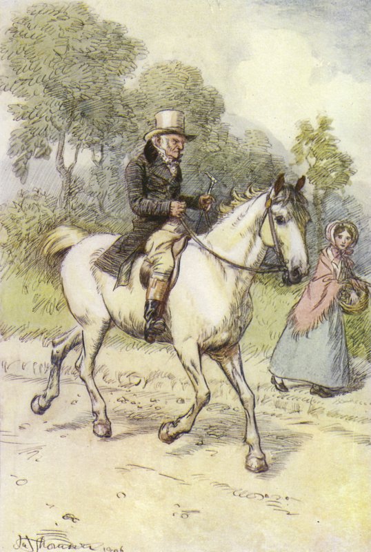 Illustration för Janets Repentance av George Eliot av Hugh Thomson