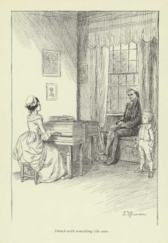Illustration till Mr Gilfils Love Story av George Eliot av Hugh Thomson