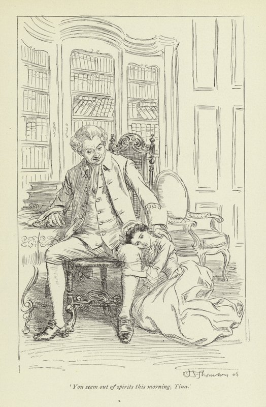 Illustration till Mr Gilfils Love Story av George Eliot av Hugh Thomson