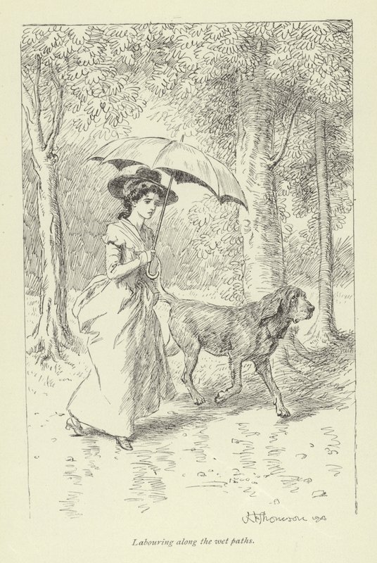 Illustration till Mr Gilfils Love Story av George Eliot av Hugh Thomson