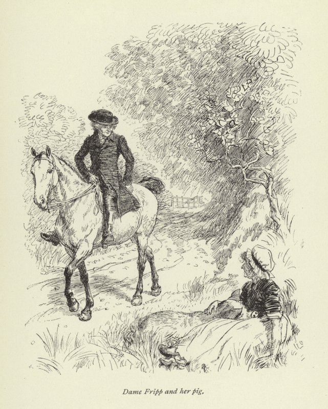 Illustration till Mr Gilfils Love Story av George Eliot av Hugh Thomson