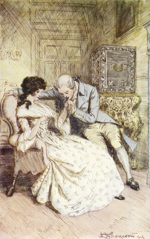 Illustration till Mr Gilfils Love Story av George Eliot av Hugh Thomson