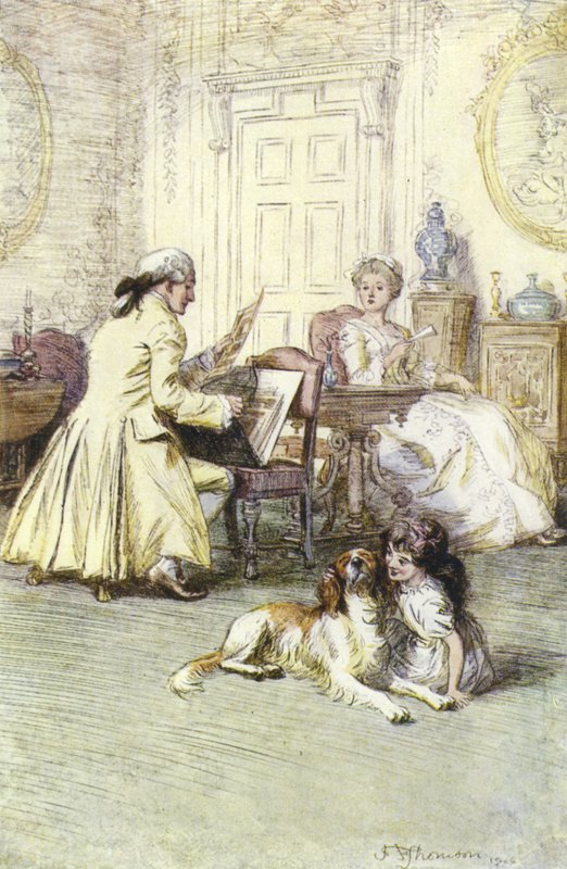 Illustration till Mr Gilfils Love Story av George Eliot av Hugh Thomson