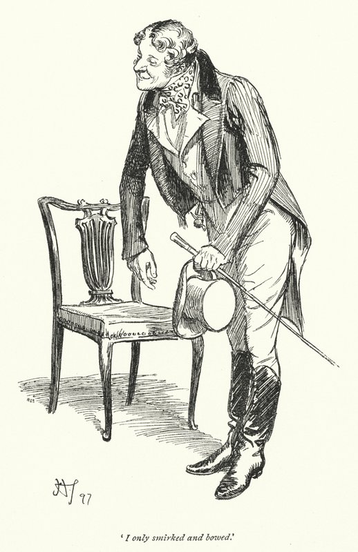Illustration for Persuasion av Jane Austen (litho) av Hugh Thomson