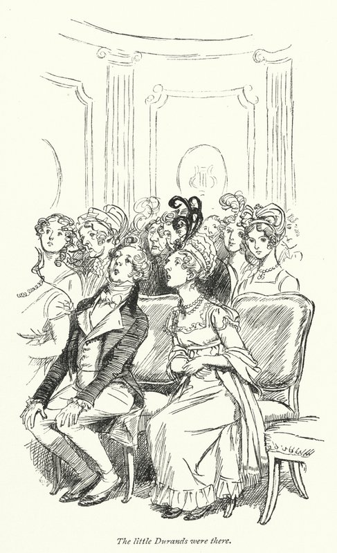 Illustration for Persuasion av Jane Austen (litho) av Hugh Thomson