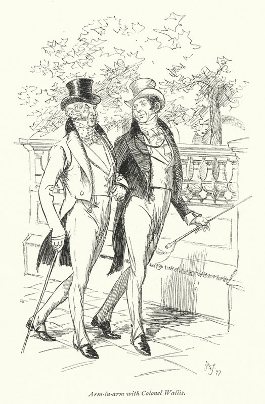 Illustration for Persuasion av Jane Austen (litho) av Hugh Thomson