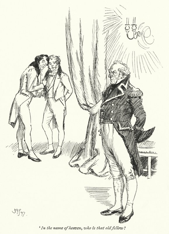 Illustration for Persuasion av Jane Austen (litho) av Hugh Thomson