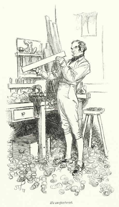 Illustration for Persuasion av Jane Austen (litho) av Hugh Thomson
