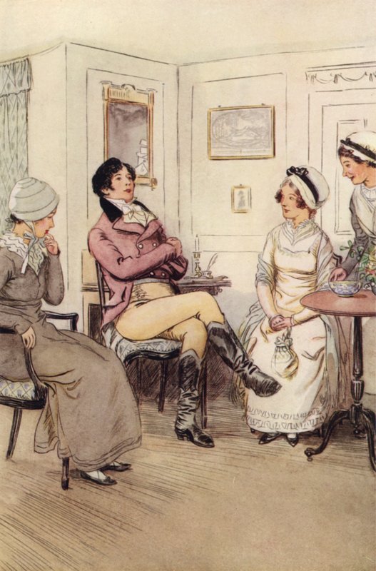 Illustration för Quality Street av Hugh Thomson