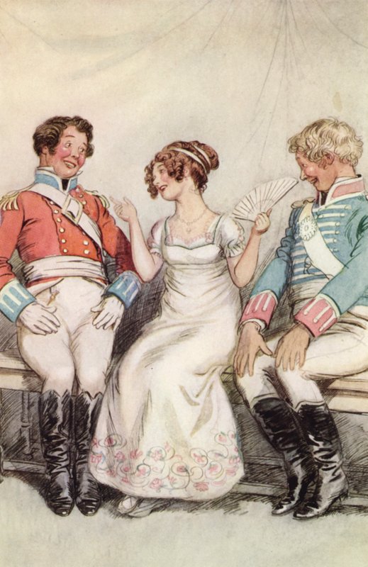 Illustration för Quality Street av Hugh Thomson