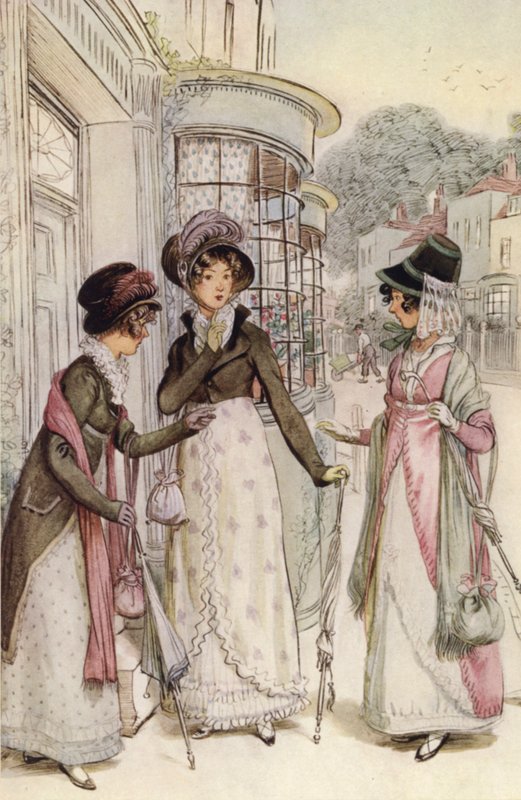 Illustration för Quality Street av Hugh Thomson