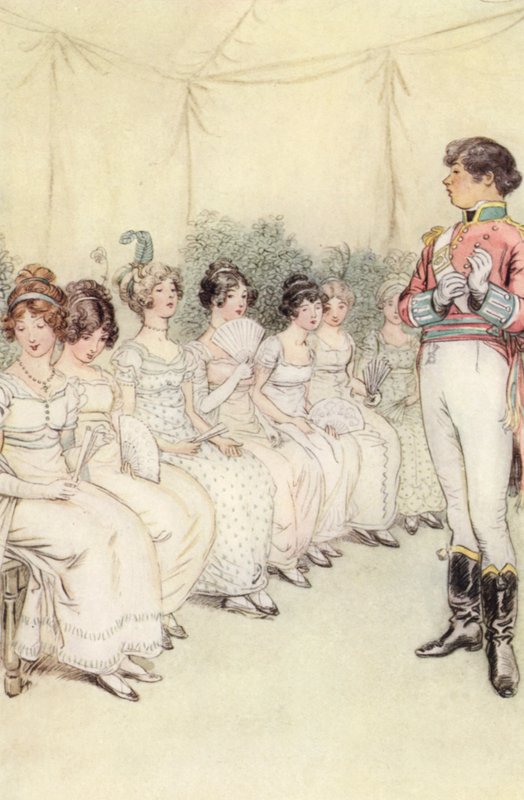 Illustration för Quality Street av Hugh Thomson