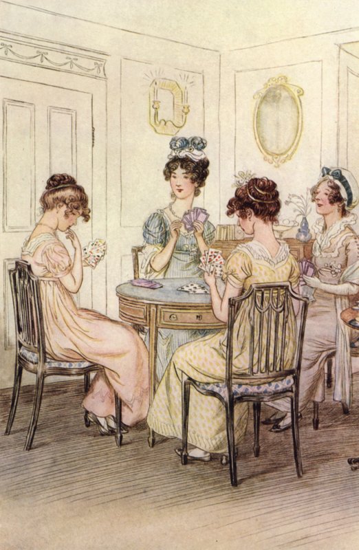 Illustration för Quality Street av Hugh Thomson