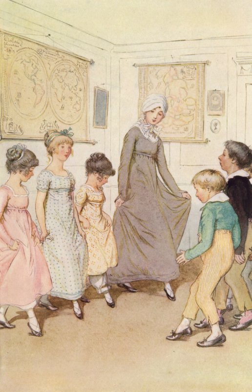 Illustration för Quality Street av Hugh Thomson