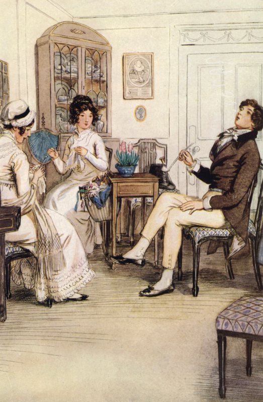 Illustration för Quality Street av Hugh Thomson