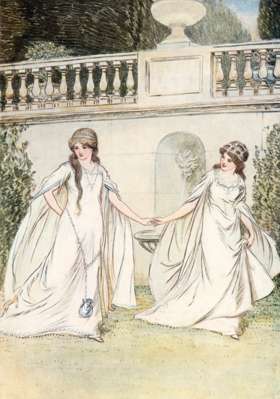 Illustration för Shakespeares As You Like It av Hugh Thomson