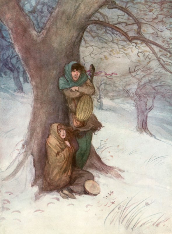 Illustration för Shakespeares As You Like It av Hugh Thomson