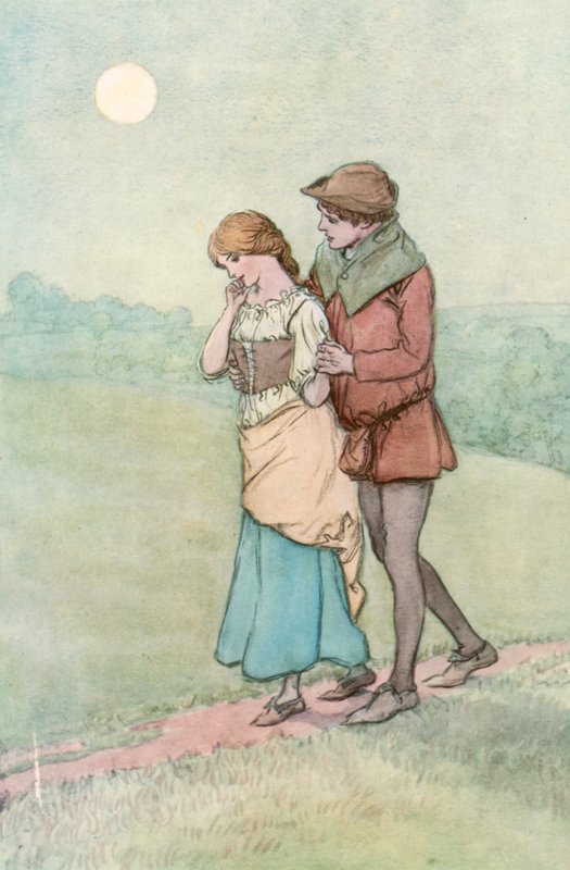 Illustration för Shakespeares As You Like It av Hugh Thomson