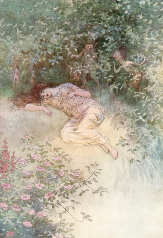 Illustration för Shakespeares som du gillar det av Hugh Thomson