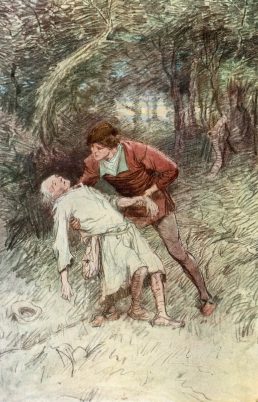 Illustration för Shakespeares som du gillar det av Hugh Thomson