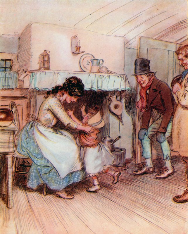 Illustration till The Chimes av Charles Dickens av Hugh Thomson