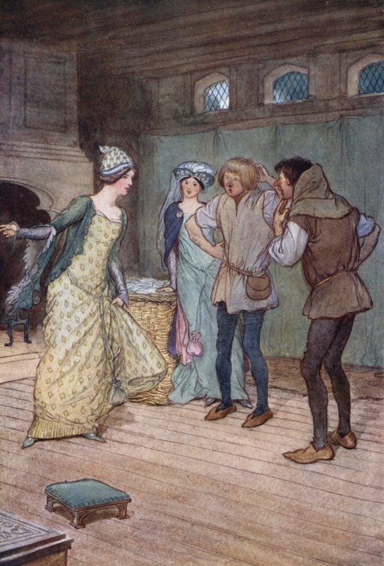 Illustration för The Merry Wives of Windsor av Hugh Thomson