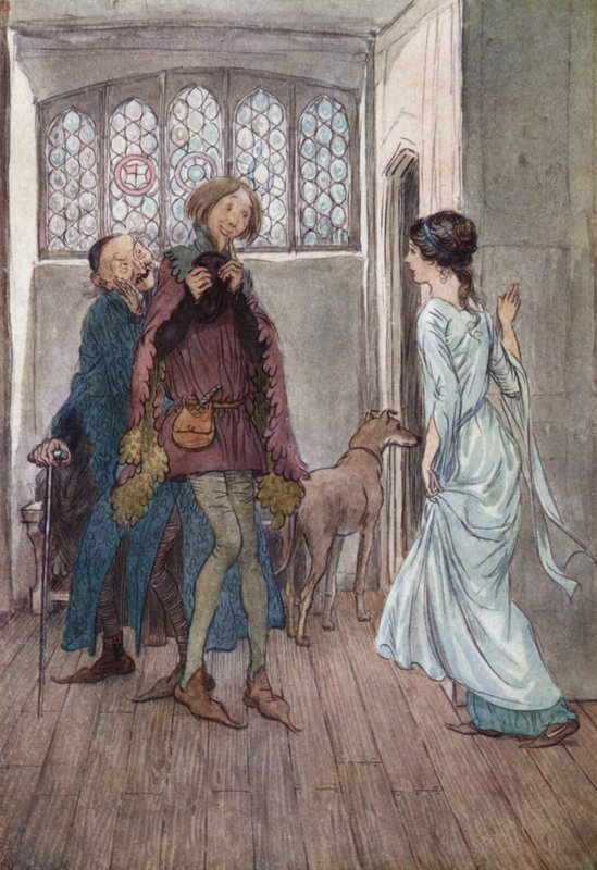 Illustration för The Merry Wives of Windsor av Hugh Thomson