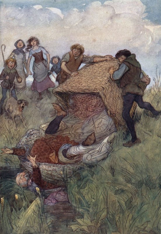 Illustration för The Merry Wives of Windsor av Hugh Thomson