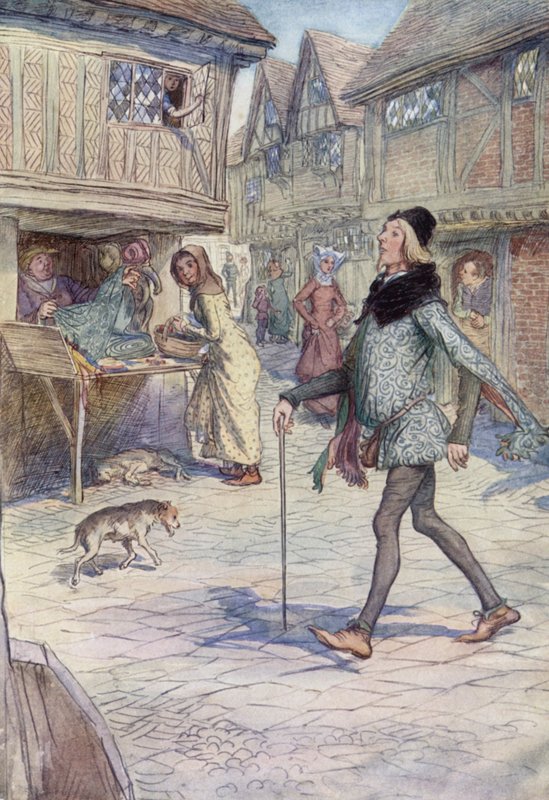 Illustration för The Merry Wives of Windsor av Hugh Thomson