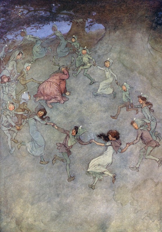 Illustration för The Merry Wives of Windsor av Hugh Thomson