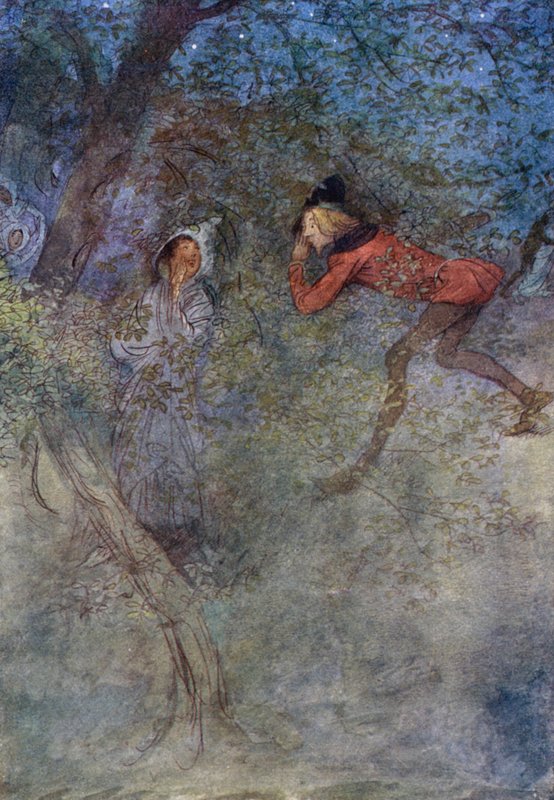 Illustration för The Merry Wives of Windsor av Hugh Thomson
