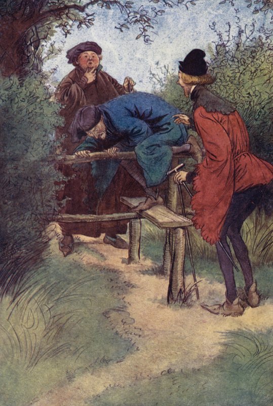 Illustration för The Merry Wives of Windsor av Hugh Thomson