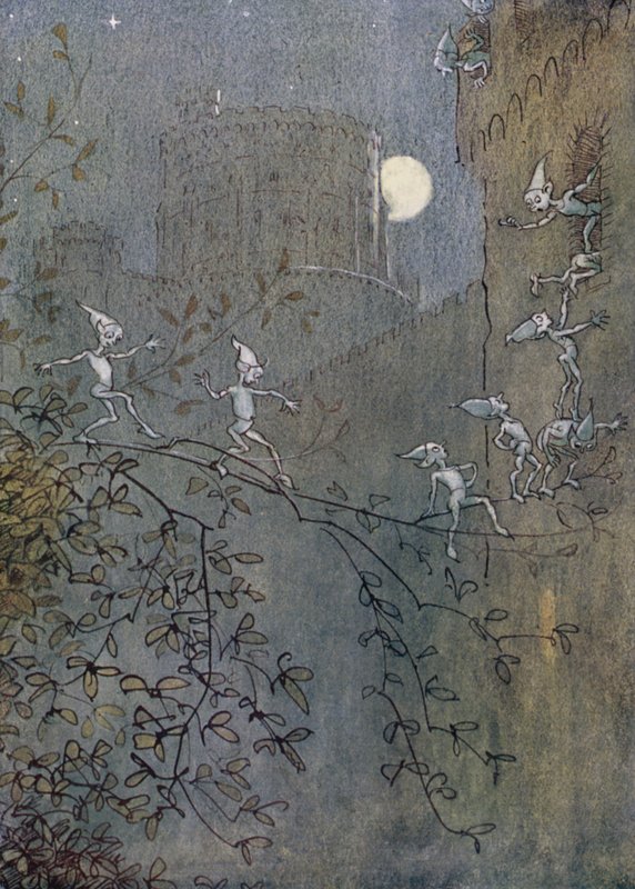 Illustration för The Merry Wives of Windsor av Hugh Thomson