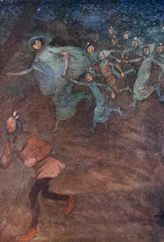 Illustration för The Merry Wives of Windsor av Hugh Thomson