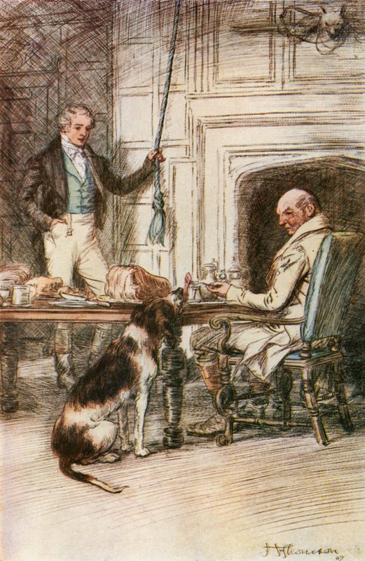 "Ring the Bell for my Ale, will you" (färg litho) av Hugh Thomson