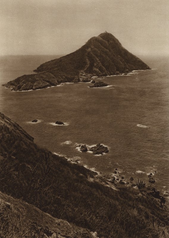 Mexiko: Mazatlans kust (svartvitt foto) av Hugo Brehme