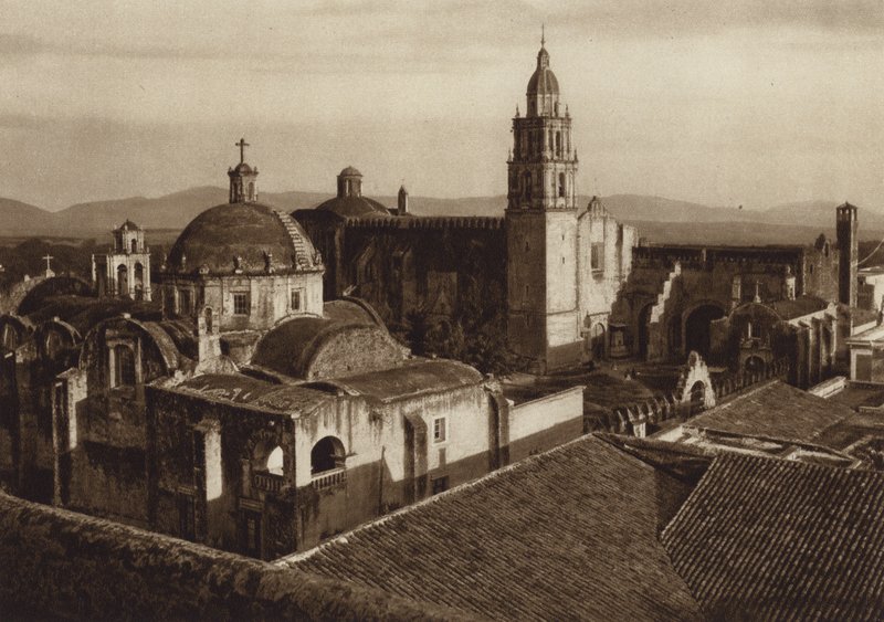 Mexiko: Cuernavaca (svartvitt foto) av Hugo Brehme