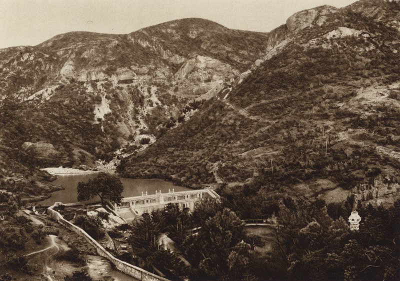 Mexiko: Guanajuato, Esclusa (svartvitt foto) av Hugo Brehme