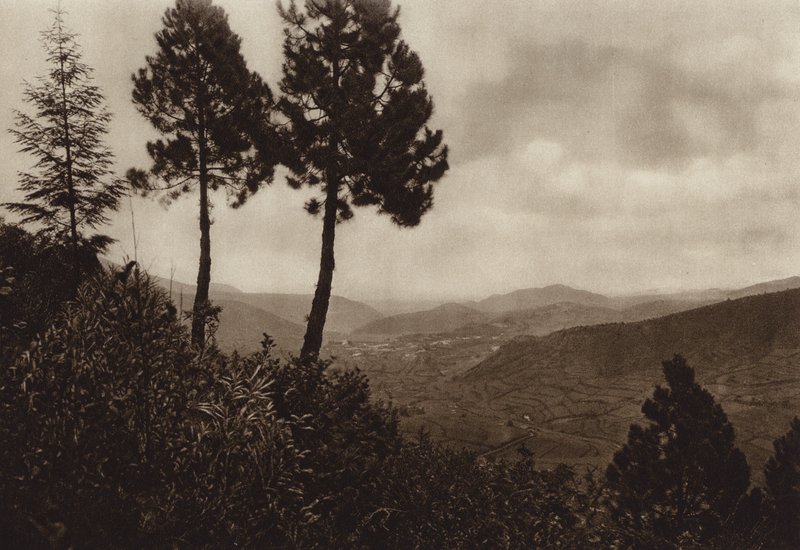 Mexiko: Huixquilucan (svartvitt foto) av Hugo Brehme