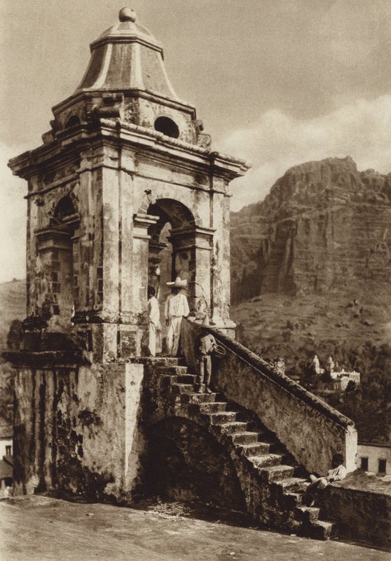 Mexiko: Taxco (svartvitt foto) av Hugo Brehme