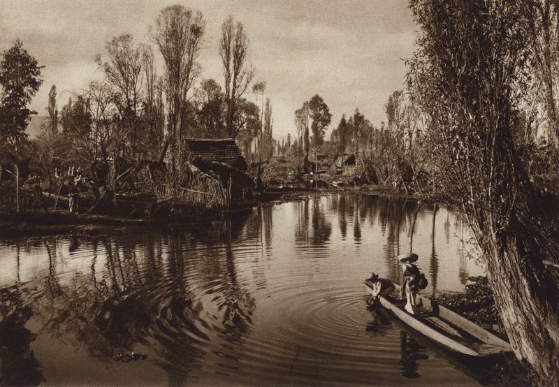 Mexiko: Tlahuac (svartvitt foto) av Hugo Brehme