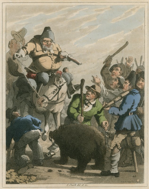 Illustration från Hudibras av Samuel Butler av I Clark