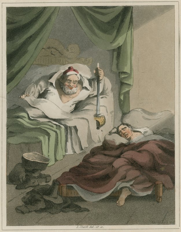 Illustration från Hudibras av Samuel Butler av I Clark